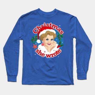 Christmas she wrote Long Sleeve T-Shirt